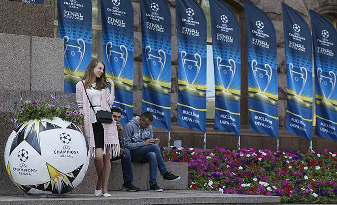 Kiev bận rộn chuẩn bị cho chung kết Champions League